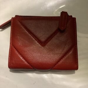 Kurt Geiger Red Leather Wallet